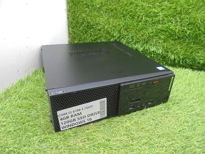 Lenovo FAST S510 Intel i3 6TH 6100 4GB 120GB SSD FAST pPCWindows 10 SFF CHEAP - Image 1 of 3