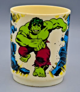 Deka Marvel Comics Incredible Hulk Cup 1977 Plastic Mug - Picture 1 of 7