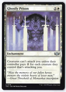 Ghostly Prison U Commander: Tarkir: Dragonstorm 116 NM - Picture 1 of 2