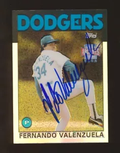 2002 Topps ARCHIVES RESERVE -#32 FERNANDO VALENZUELA (Dodgers) *AUTOGRAPHED* - Picture 1 of 2