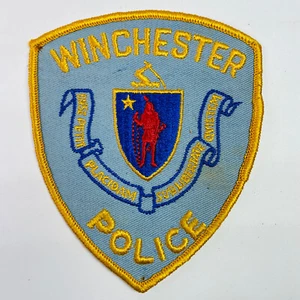 Winchester Police Massachusetts MA Patch A2 - Picture 1 of 2