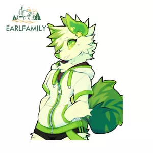 EARLFAMILY 5.1" Furry Car Stickers Laptop Windshield Motorcycle Computer Decals - Bild 1 von 4