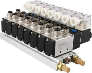 Electroválvula Baomain 4V210-08 DC 24V PT1/4 2 posiciones 5 vías 8 espacio... - Imagen 1 de 2
