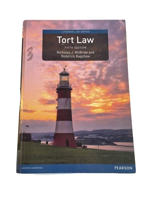 Tort Law by Roderick Bagshaw, Nicholas J. Mcbride Paperback, 2015 Longman Series - Image 1 of 4