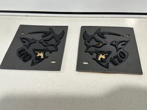 Dodge Challenger Demon 170 Emblem Decal NamePlate Name Plate Mopar OEM 2 Pcs - Picture 1 of 5
