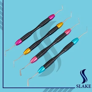 Dental Multi Restorative Composite Filling Instruments Set Cobra Handle Black - Picture 1 of 3
