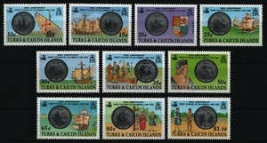 Turks & Caicos 1992 - n. Michel 1068-1077 ** - nuovo di zecca - monete / monete - navi - Foto 1 di 1
