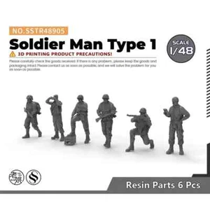 SSMODEL SSSTR48905 1/48 Modelo Actualización Piezas Soldado Hombre - Imagen 1 de 4