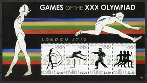 Antigua 2012 Olympiade London Olympics Laufsport Hürdenlauf Karate 5014-5017 MNH - Picture 1 of 3