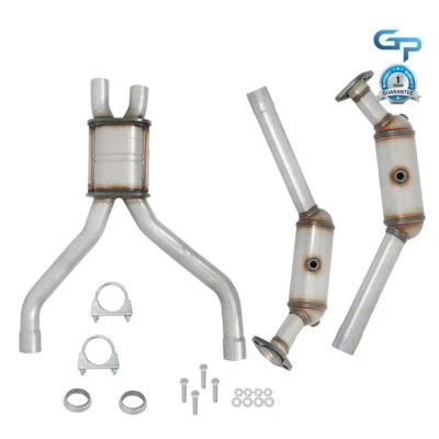 Catalytic Converter Y Pipe 2003-05 For Ford Thunderbird 2003-06 For Lincoln LS - Image 1 of 4