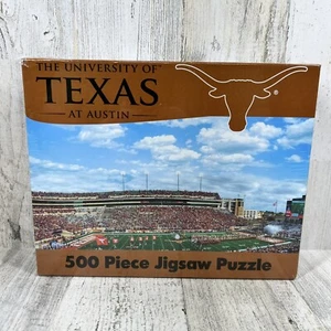 Rompecabezas de 500 piezas de fútbol americano Longhorns The University of Texas at Austin NUEVO - Imagen 1 de 5