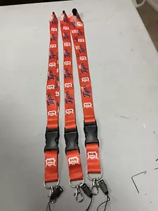 Detroit Tigers Baseball MLB Lot Of 3 Lanyard Key Ring Keychain w Safety Clip New - Picture 1 of 12