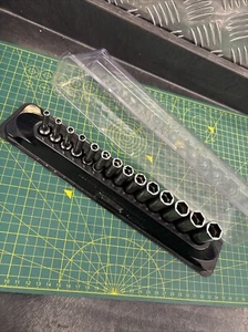 *Neu* Snap On 14 Stck. 1/4" Bohrer 6-Pt metrisch xtra tief Steckschlüsselsatz 4-15 mm 114YSTMMY - Bild 1 von 2