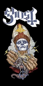 Strandlaken - Ghost Papa Logo - BTGH2 Tuch, Badetuch, Beach Towel - Bild 1 von 4