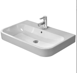 Duravit 23186500251 Happy D.2 25 5/8" Wall Mount Bathroom Sink White P18 - Picture 1 of 6
