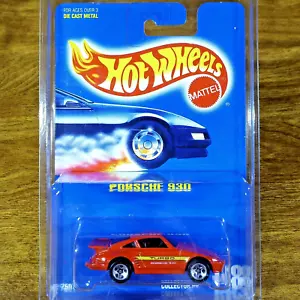 Hot Wheels Vintage Blue Card Porsche 930 Turbo Red 148 5 Spoke Malaysia 1992 - Picture 1 of 3