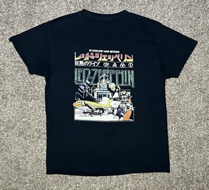 Led Zeppelin Men’s T-Shirt JAPAN TOUR Concert & Beyond Graphic Tee S/S Crew (M) - Picture 1 of 20