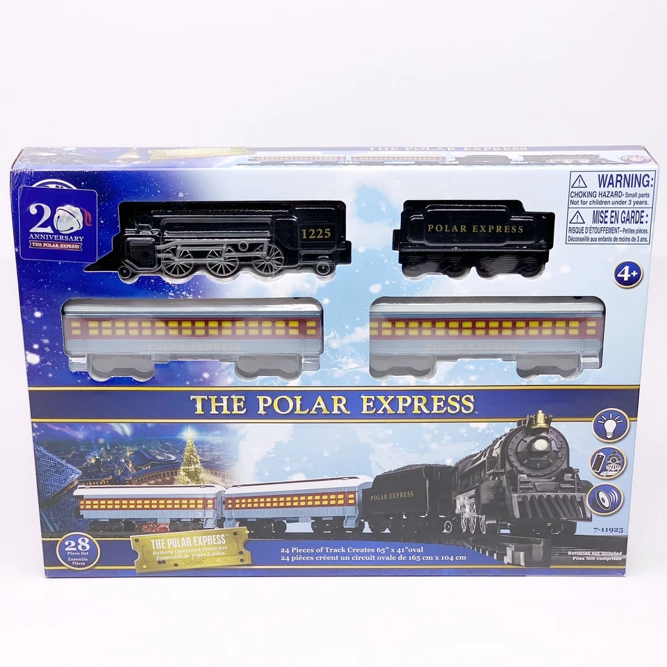 Lionel The Polar Express 28 Piece Battery Operated Train Set 7-11925  SEALED NEW - Image 1 of 4