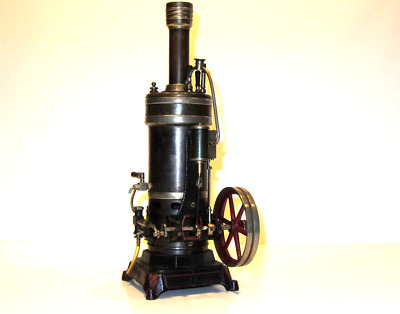 Bing, Stehende Dampfmaschine, Gebaut Um 1913,  Mit Speisepumpe, 33 Cm Hoch, • 1,240€
