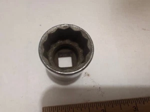 MADE USA VINTAGE GILLER TOOL CO 1" - 12 POINT - 1/2" DRIVE SOCKET - NICE - Picture 1 of 7