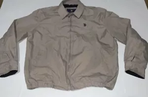 Preowned- U.S. Polo ASSN. Full Zip Water Resistant Jacket Mens (Size L) - Picture 1 of 4