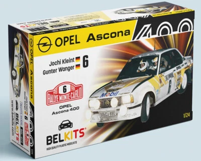 Bekits Opel Ascona 400 Monte Carlo 1981 J.Klein/G.Wagner 1:24 BEL019 modellismo - Immagine 1 di 4
