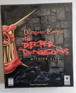 Dungeon Keeper The Deeper Dungeons, 1997, PC Game, RARE US Retail Big Box Sealed - Picture 1 of 7