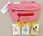 Marc Jacobs Perfect Perfume Samples EDP /EDT &amp; Cherry Zipper Pink Fanny Pack Bag