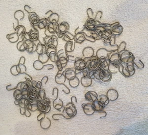 ca. 90 Spannseil-Haken Ringe für Seilspanngarnituren Seilspannsysteme Edelstahl - Bild 1 von 3