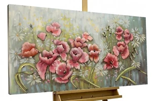 KunstLoft® Metallbild 3D 'Aufgeblüht' | Wanddeko 120x60x6cm - Bild 1 von 10