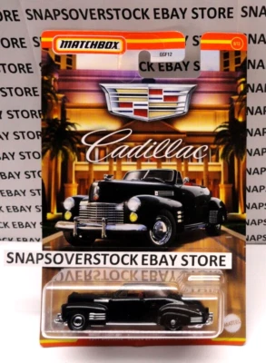 2021 火柴盒黑色 1941 年凯迪拉克系列 62 可转换 COUPE,#6/12,VHTF — 第 1/4 张图片