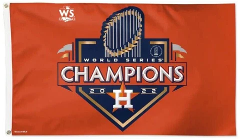 Houston Astros 2022 MLB WORLD SERIES CHAMPIONS Huge 3'x5' DELUXE FLAG Cover