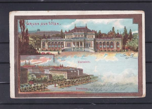 Alte AK vom Cursalon in Wien am Parkring coloriert gelaufen in der Kaiserzeit - Picture 1 of 2