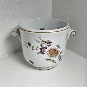 Vintage Richard Ginori Oriente Floral Cache Pot Jardiniere Planter Medium ITALY - Picture 1 of 6