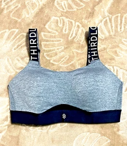 LOT OF 2 Thirdlove black adjustable straps sports bra bra 34C 1 Black & 1 Grey - Bild 1 von 17