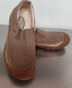 Keen bequeme Damen-Canvas-Slipper Größe 5 graubraun - keine Gebrauchsspuren! - Bild 1 von 8