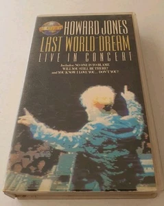 HOWARD Jones - Last World Dream Live In Concert Video VHS - Picture 1 of 2