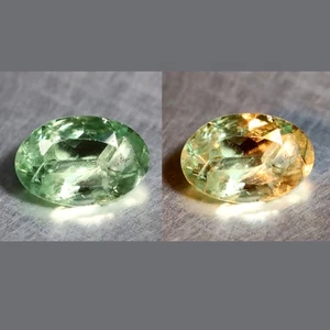 0.37 ct Premium Oval Cut (6 x 4 mm) Green Un-Heated Alexandrite Natural Gemstone - Picture 1 of 3