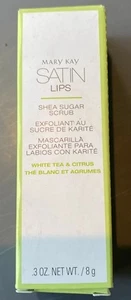Exfoliante Mary Kay Satinado Labios Té Blanco Y Cítricos Satinado Labios Azúcar de Karité Fresco Nuevo en Caja - Imagen 1 de 3