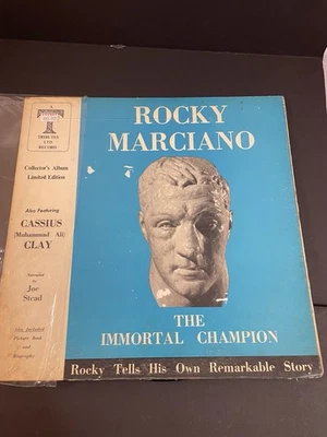 Rocky Marciano, The Immortal Champion, Narrated by Joe Stead, Vinyl LP (1971) - Image 1 of 4