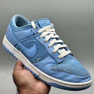 Nike Dunk Low Men Size 8 PRM Topography University Blue White FN6834-412 - Picture 1 of 15