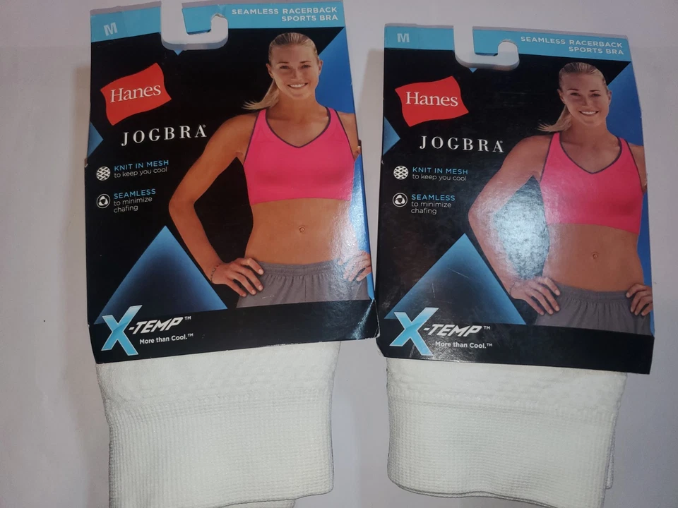 Sujetador deportivo Hanes para mujer talla mediana paquete  Foto 1 de 1