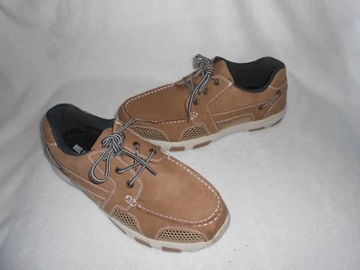 Zapatos de barco Reel Legends para hombre talla 12 Atlantic marrón beige RL11306PAR Foto 1 de 4