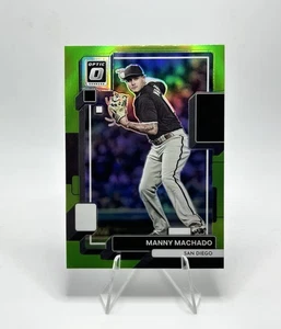 Panini Donruss Optic 2022 - Manny Machado verde lima #170 San Diego Padres - Imagen 1 de 2