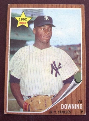 1962 Topps Al Downing (New York Yankees) #219 VG/EX - Image 1 of 2