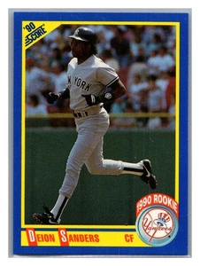 Score 1990 Deion Sanders #586 Rookie - Foto 1 di 2