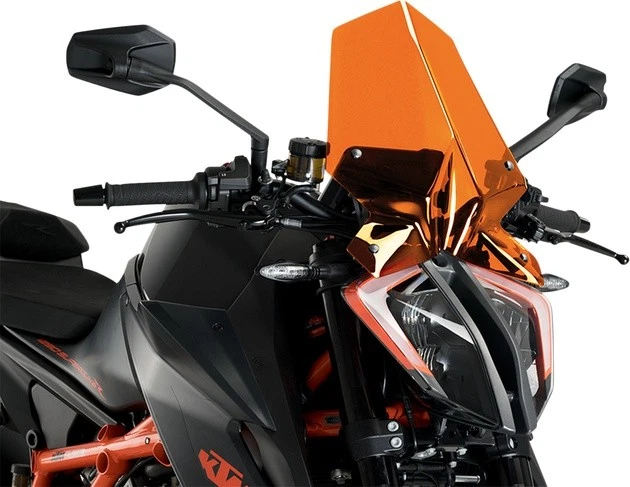 Puig Naked New Gen Touring Windscreen Orange KTM 1290 Super Duke R 2020-2021 - Image 1 of 1