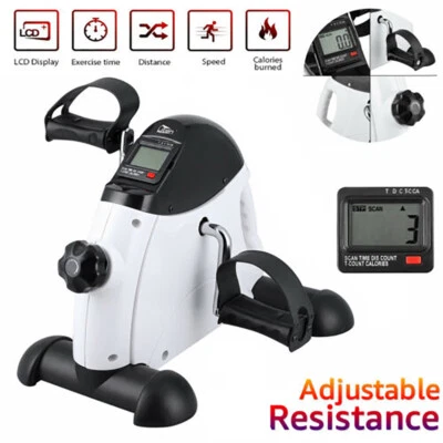 Mini Exercise Bike Pedal Exerciser Under Desk Arm & Leg Training Stationary US - Image 1 of 4