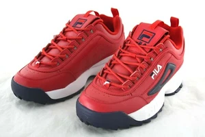 Fila Disruptor II Premium Men's Shoes Red-White-Navy 1FM00139-616 MENS SNEAKER - Picture 1 of 9