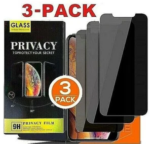 iPhone 15 14 13 12 11 Pro Max Privacy Anti-Spy Tempered Film Screen Protector - Zdjęcie 1 z 6